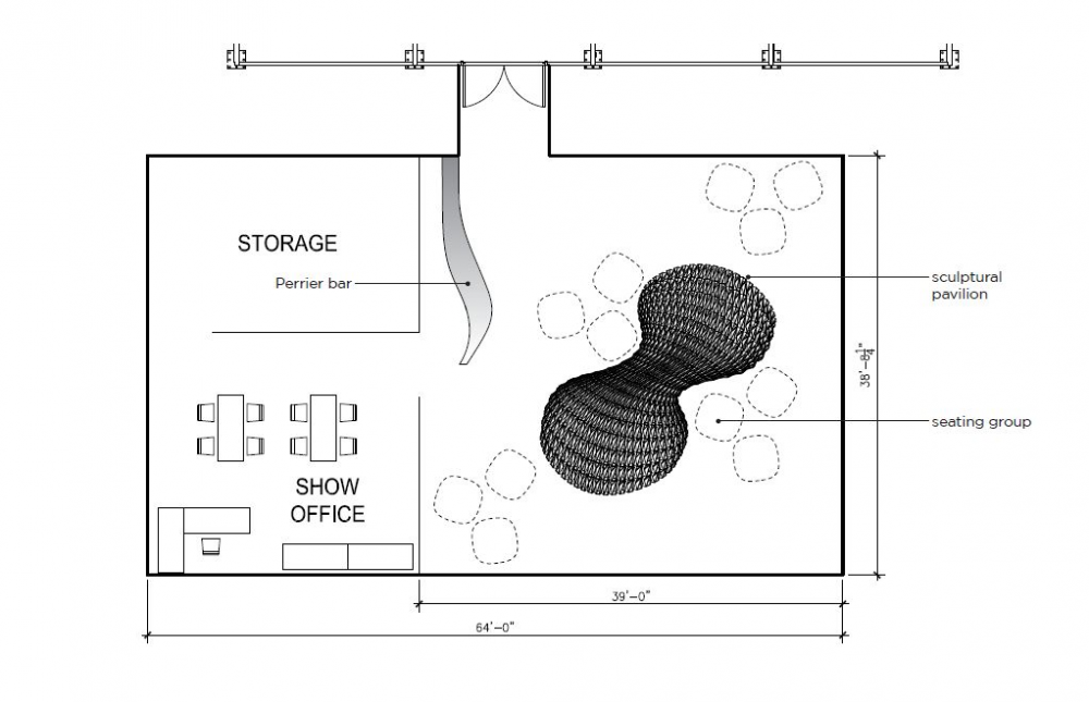 Instalación 'FXFOWLE Lounge' / FXFOWLE Architects Planta